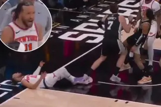 Brunson confronts Scott Foster after ankle incident in NBA Finals Game 1