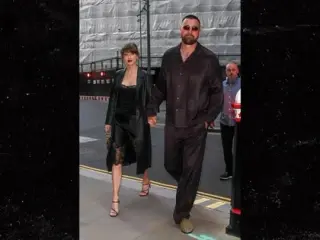 Taylor Swift Shines in Lacy Slip Dress on London Date Night with Travis Kelce