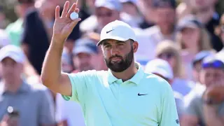 Scheffler opens Open with 68, upbeat despite late slip