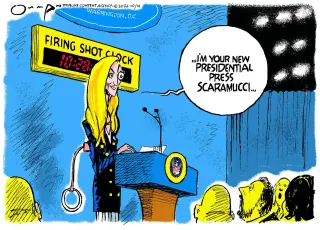 Cartoonist Jack Ohman Calls for Press to Question Scaramucci