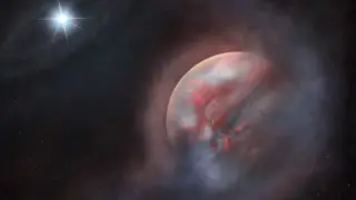 White Dwarf Feeds on Planet Born from Stellar Ashes