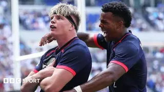 Pollock's hat-trick powers England to 73-8 rout of Fiji