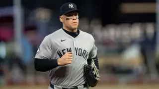 Judge sidelined with calf strain, Yankees eyes postseason without their slugger