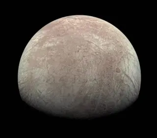 Europa's ocean lies beneath a 29-kilometer ice shell, new Juno data suggest
