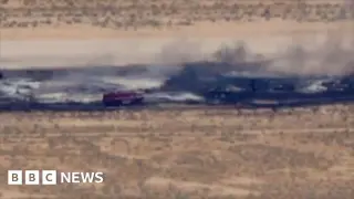 Emergency response underway after B-52 crash at Edwards AFB, California