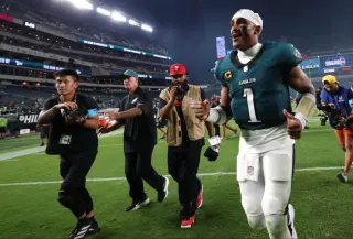 Hurts, Four-Vertical Reprise Boost Eagles to Season-Opening Win Over Commanders