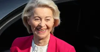 Von der Leyen skips World Cup final as guests loom