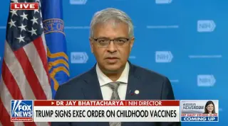 NIH Director Praises Measles Vaccine While Backing Trump’s Vaccine Overhaul