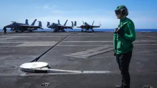 U.S. Deploys Third Carrier to Middle East as Oil Prices Spike