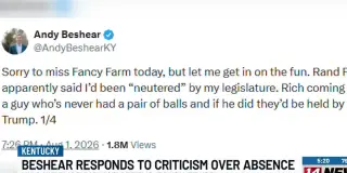 Beshear pushes back after Fancy Farm no-show sparks GOP clash