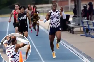 NC high school track star disqualified after finish-line celebration, altering state title