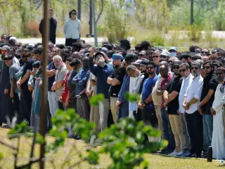 Memorial honors three men who shielded worshippers in San Diego mosque attack