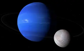 Neptune’s moons bear water-rich clues from a catastrophic past
