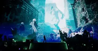 The Weeknd's Tokyo Show Merges NieR and Evangelion Aesthetics