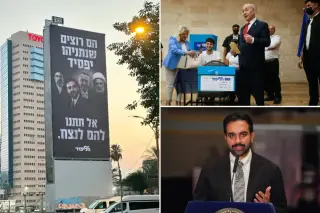 Netanyahu uses Mamdani’s image on Tel Aviv billboard with Khamenei, Erdogan and Hezbollah