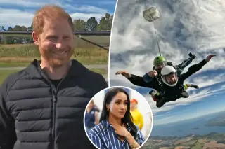 Prince Harry Fulfills Skydiving Promise to 102-Year-Old Veteran in Toronto