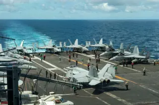 Navy aviators eject safely after carrier landing mishap off Virginia