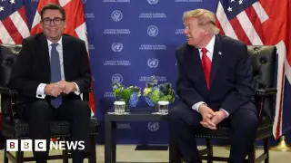 Burnham and Trump forge rapport in New York, but Chagos deal remains a flashpoint