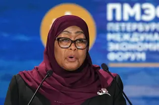 Tanzania's president mourns as husband dies in hospital