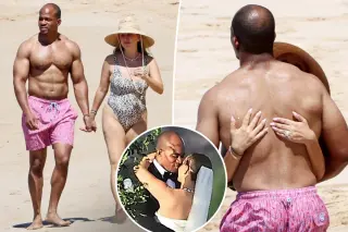 Meyer and Ogunlesi Show Affection on Hawaii Beach Day After Wedding