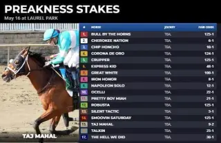 Odds favor a female-trained horse to win the Preakness