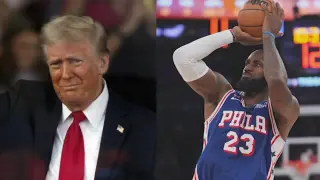 LeBron James Dismisses Trump's Anthem Criticism as 'Slow News Day' After 76ers Opener
