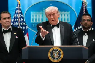 Trump returns to correspondents’ dinner at a tightened, security-first event