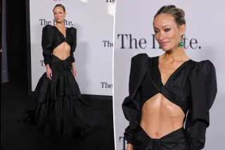 Olivia Wilde Stuns in Cutout Saint Laurent at The Invite Premiere