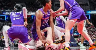 One-game ban for Alyssa Thomas after throat contact with Caitlin Clark