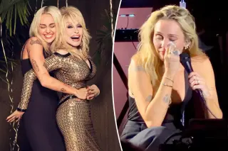 Miley Cyrus breaks down at Hollywood Bowl, honoring late godmother Dolly Parton