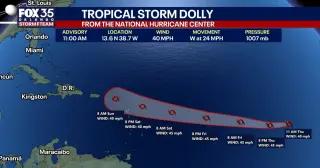 Atlantic’s Fourth Named Storm Dolly Forms, U.S. Impacts Not Expected Soon