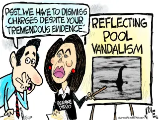 Nessie Takes the Heat: A Trump-DOJ Satire by Clay Jones