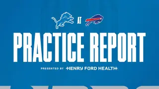 Lions return to full practice as Izien clears groin issue ahead of Bills