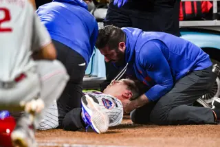 Jared Young Regains Full Use of Limbs After Harrowing Mets-Phillies Collision
