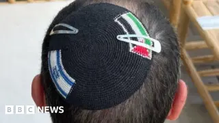 Flagged kippah controversy: police cut Palestinian flag from headwear, prompting probe
