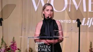 Emilia Clarke champions recovery after two brain hemorrhages