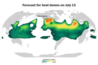 Record Heat Dome Targets Drought-Scarred West, Elevating Fire Risk