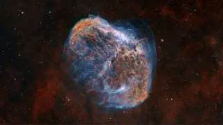 Filament-Filled View Reveals Crescent Nebula in Detail