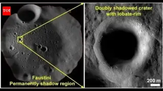 Subsurface Ice Detected in Permanently Shadowed Lunar Craters Spurs Moon-Base Prospects