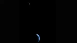 Voyager 1 Captures Earth and Moon in a Single Deep-Space Portrait