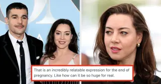 Aubrey Plaza Delivers a Relatable Baby Bump Moment in a Candid Selfie