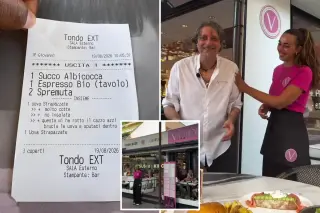 Italy restaurant embroiled in ‘spit in the eggs’ receipt scandal