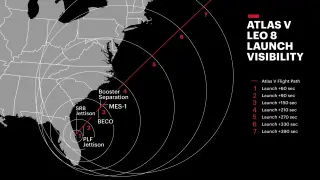 Florida Skywatch: Tallahassee May See Atlas V Launch from Cape Canaveral