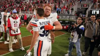 Auburn's Late Fumble and Penalty Set Up Walk-Off Kick to Topple No. 1 Georgia