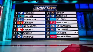 Maple Leafs grab No. 1 pick, weighing McKenna vs. Stenberg