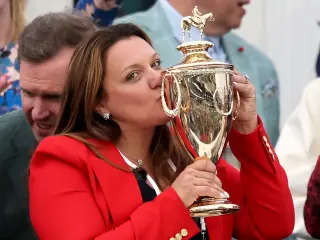 Cherie DeVaux makes history as first woman to train a Kentucky Derby winner