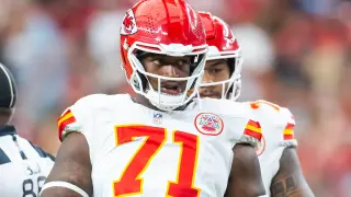 Chiefs left tackle Josh Simmons remains absent with no clear return timeline
