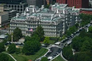Trump pushes white repaint for Eisenhower Building as agency weighs options