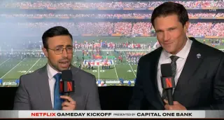 Luke Kuechly makes strong Netflix broadcast debut with Noah Eagle