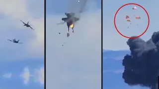 Four Navy Crewmembers Eject Safely After Midair Growler Collision at Idaho Air Show